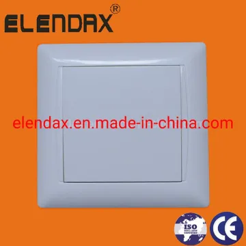 Interruptor de pared con botón pulsador de montaje empotrado alemán F6001