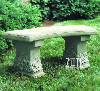 Western Style hand carving nature stone benches
