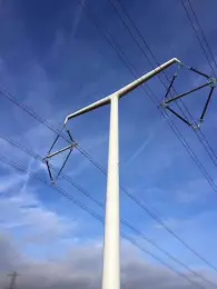 Polygonal Galvanized Steel Pole for Structural Support