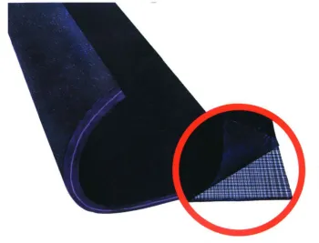 Black Rubber Insertion Sheet