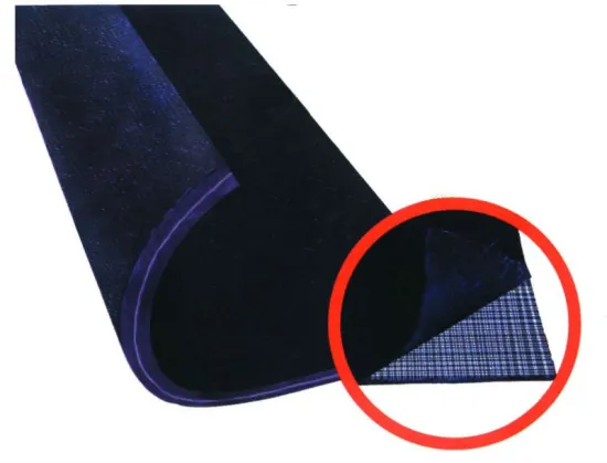 Black Rubber Insertion Sheet