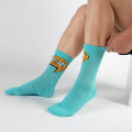 Chaussettes de coton à mi-tubes Summer Homme Tendance Sports Sports