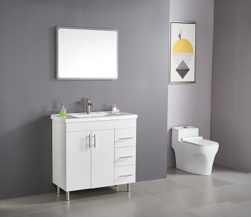 Bathroom Cabinet with Gloss white Painting