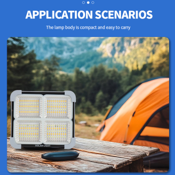 Solar Flood Lights with Removable Battery for Outdoor