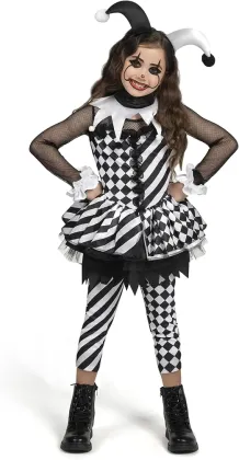 Halloween Evil Clown Costume Clown Dress