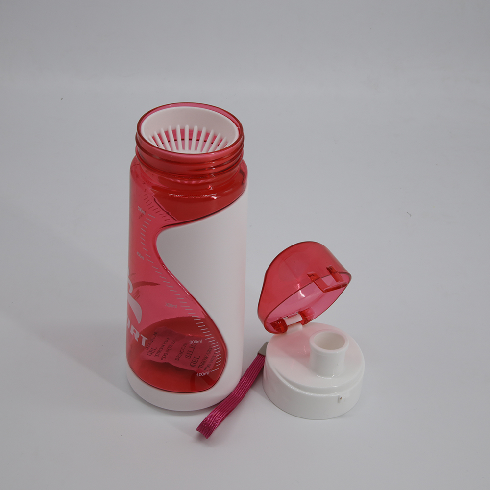 Plastic Sport Gym Bottle con filtro y tapa