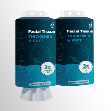 Customized Soft Tissue Facial Tissue - Skin-Friendly Bulking Bag (2-4 Layers)
