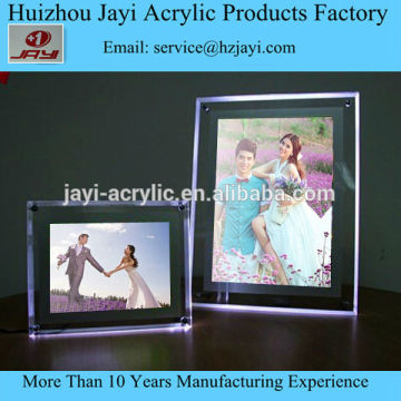 Custom transparent poster & large photo led backlit poster frame, led backlit picture frame, led backlit frame