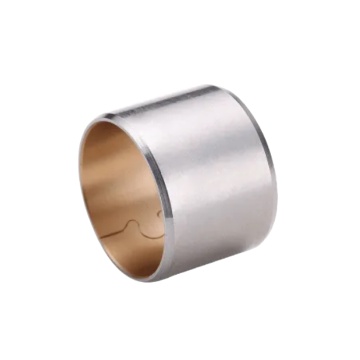 bimetallic bushings ที่มีความแม่นยำสูงสังกะสีชุบเหล็กชุบน้ำหล่อลื่นด้วยตนเอง