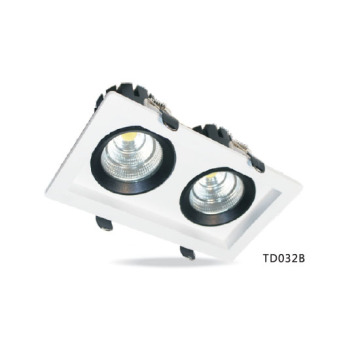 LEDER rettangolare COB 9W * 2 LED da incasso