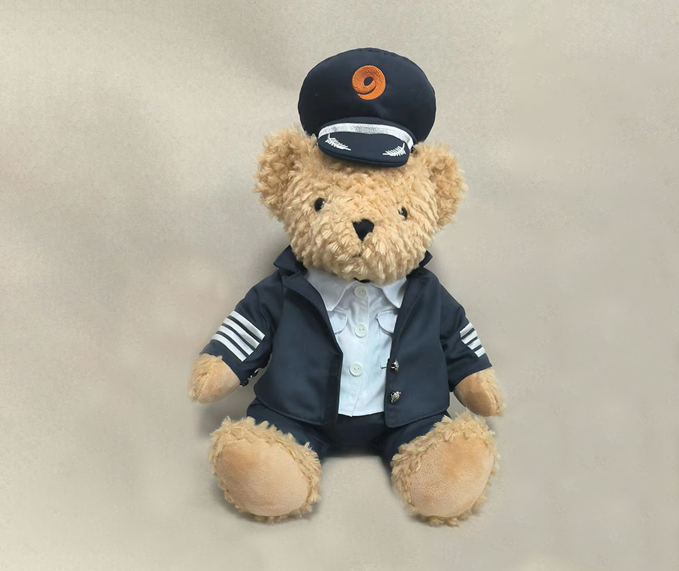 Stuffed stuffed police teddy bear