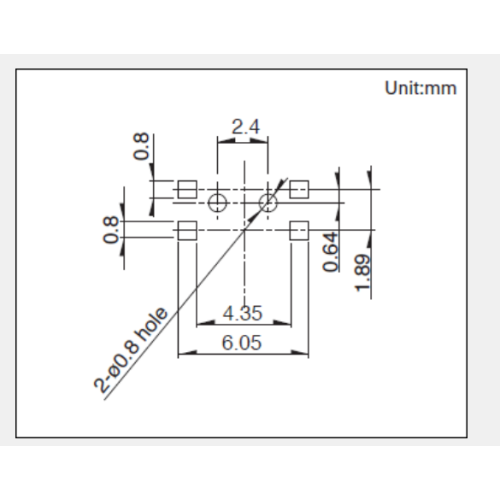 Small two-way perception Detection switch