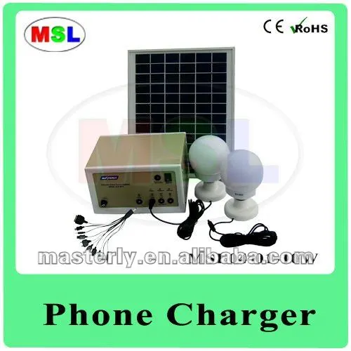 DC12V LED Solar Lights With Phone Charger