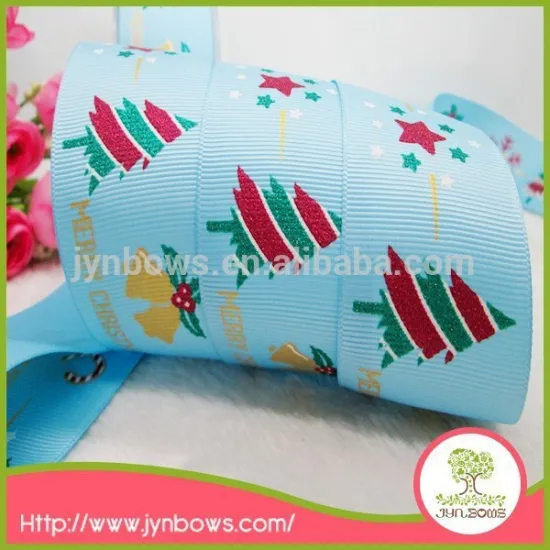 Cheap wholesale high quality cute printed polyester grosgrain ribbon