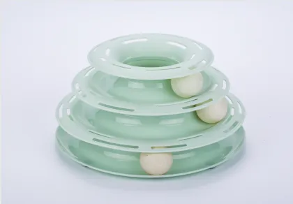 Plastic pet toy Roller Tracks Tower Ball Game