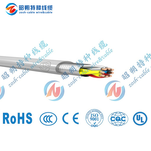 Cable de señal blindado de par trenzado con marca CE