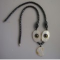 Hematite pearl Shell Necklace