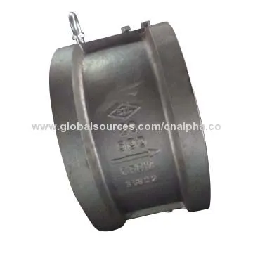 Swing Dual Plate Check Valve, 20in,ANSI 600,A351 CF8M