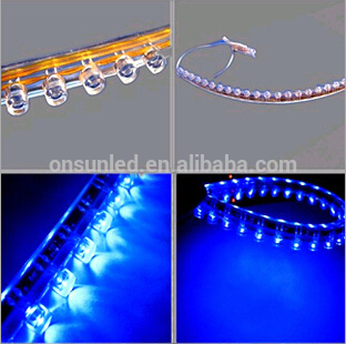 Waterproof underwater flexible led great wall strip