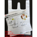 Wholesale Vest Carrier Plastic Shopping Bag for Supermarket Packaging