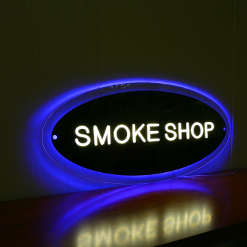 Customized 30in 12V Smoke Shop LED Backlight Sign for Beer Cave Advertising