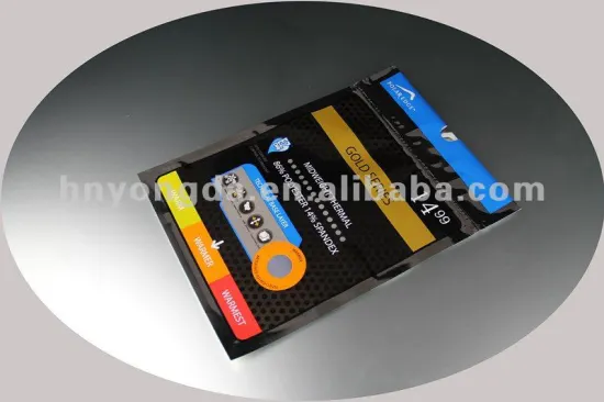 Black Zipper Top PET/VMPET/PE Plastic Bag