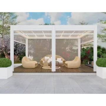 Intelligent Automatic Shading System for Outdoor Pavilion: Aluminum Alloy Louvers