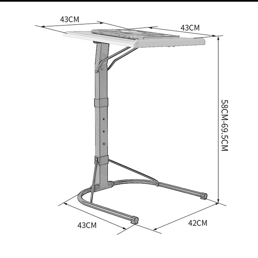Приставной столик для ноутбука складной трансформер
