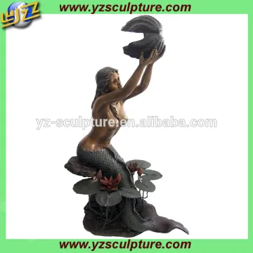 garden mermaid water fountain for decoration