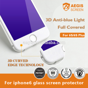 0.2MM 9H Premium Tempered Glass Screen Protector For Full Cover Apple iPhone 6 Plus Anti Blue Light Screen Protector