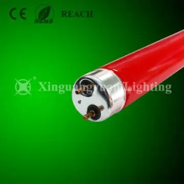 Colored glass tube t8 lights