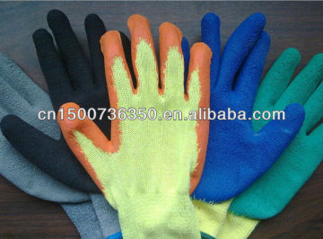 china supplier latex coated glove