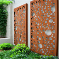 Schermate di recinzione da giardino in acciaio Corten