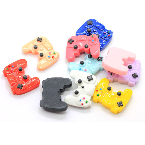 Kawaii Resin Simulation Controller di gioco Arte in miniatura Flatback Cabochon Decorazione artigianale fai-da-te Accessori per capelli Scrapbooking