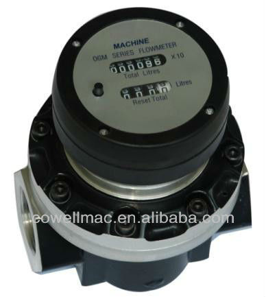 1 inch aluminum mechanical oval gear flow meter for heavy fuel oil