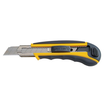 18mm and 9mm Rubber Handle Plastic Snap off Knife