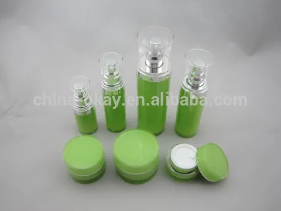 acrylic cream jar and lotion bottle cosmetic packaging