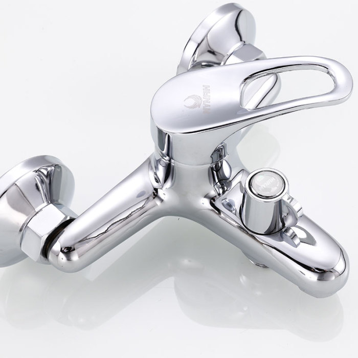 Electroplated Single Lever Zinc Bath Faucet Set