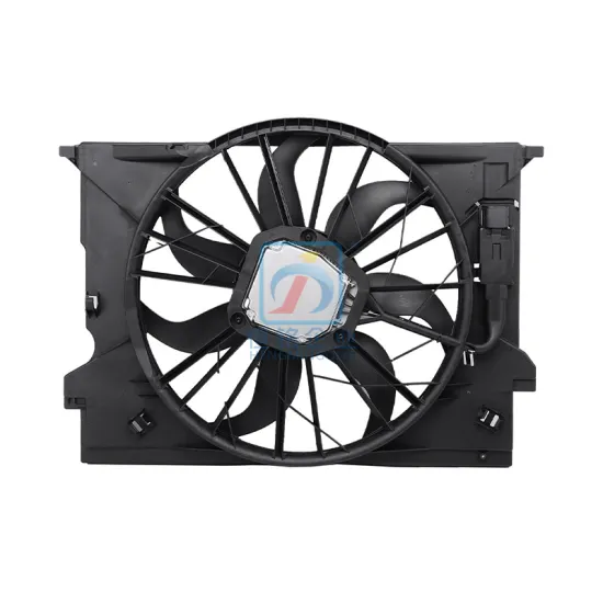 Original Size Engine Radiator Fan Assembly for Mercedes-Benz E Class W211 - 2115001693