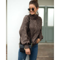 Pull oversize oversize en tricot pour femmes