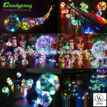 18.3 feet LED Copper string lights Xmas decorated G40 Edison globe bulbs