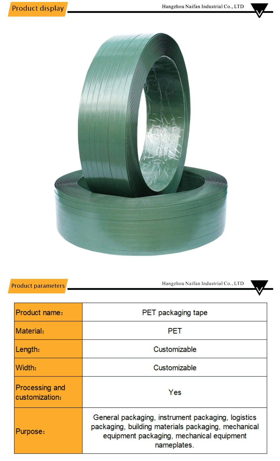 Manual Polyester Strapping Tape