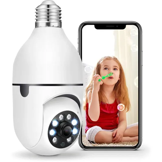 Tuya Smart Light Bulb with Security Camera: Motion Detection and Home Monitoring