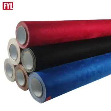 Self adhesive Alcantara suede fabric Film