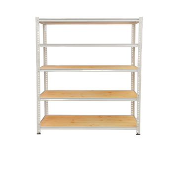 Office Furniture: 5-Tier Boltless Storage Racking System for Garage Shelving and Stackable Units