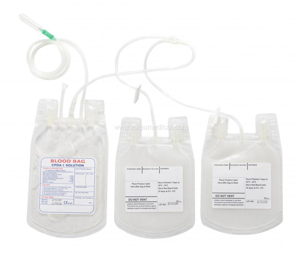 Cheap Single Double Sterile Medical Disposable Blood Bag