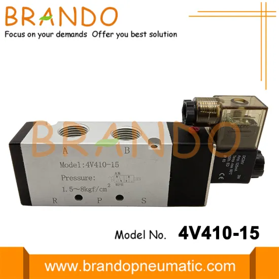 AirTAC Type 4V410-15 1/2'' Pneumatic Solenoid Valve DC24V