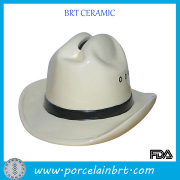 New gift hat shaped ceramic piggy bank