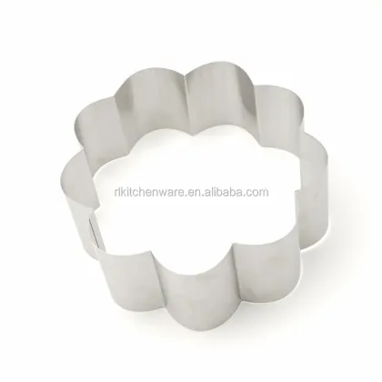Food Grade Stainless Steel Flower Shape Cake Mold