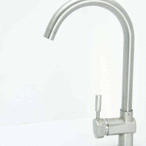 Chromed Pull Out Button Single-Handle Single-Lever Faucet